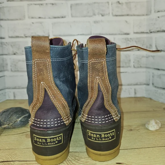 Womens Colorblock Bean Boot Limited Edition 8" - Picture 4 of 9